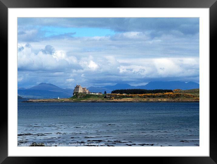 Duart Castle Framed Mounted Print by Adrian Snowball