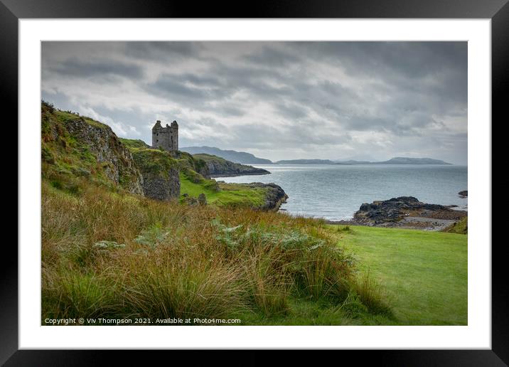 Home of the MacDougalls Framed Mounted Print by Viv Thompson