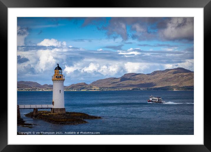 Exploring the Islands Framed Mounted Print by Viv Thompson