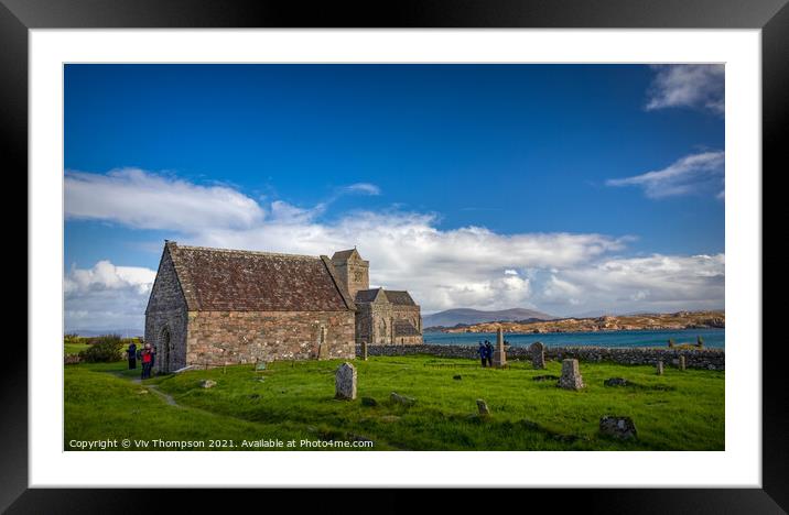 Exploring Iona Framed Mounted Print by Viv Thompson
