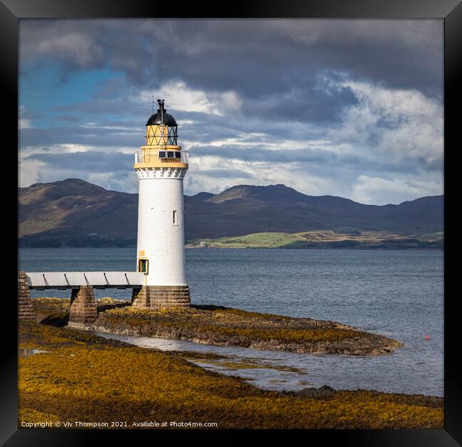 The Sound of Mull Framed Print by Viv Thompson