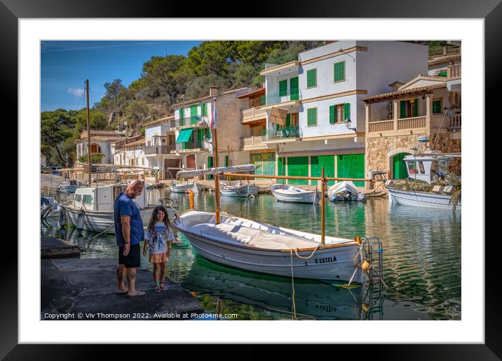 Discovering Magic in Cala Figuera Framed Mounted Print by Viv Thompson