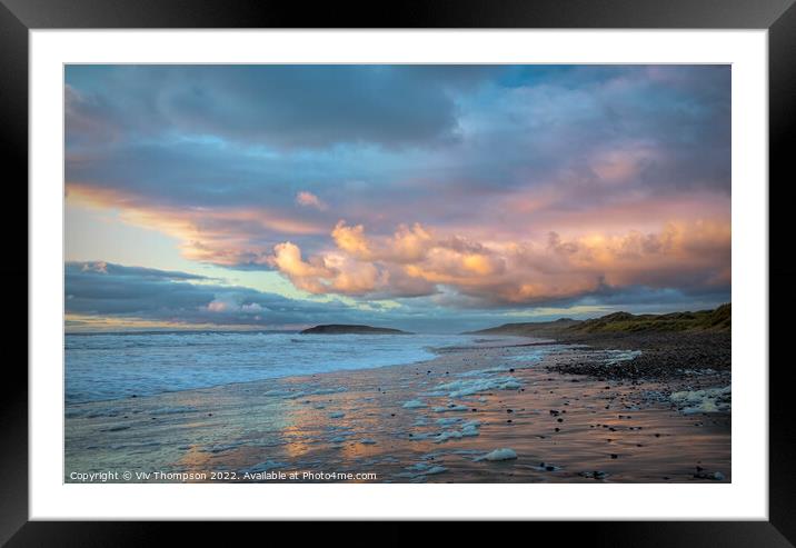 The Calm Before the Storm Framed Mounted Print by Viv Thompson