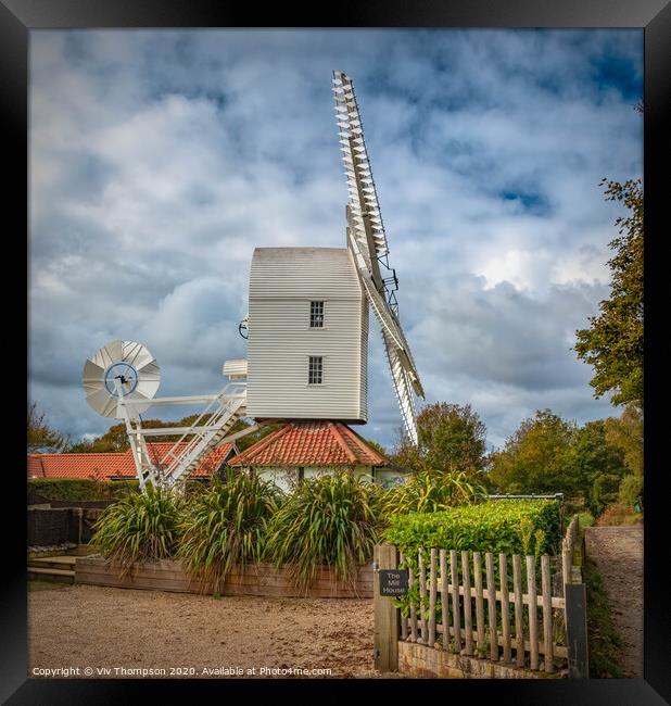 The Mill House Framed Print by Viv Thompson