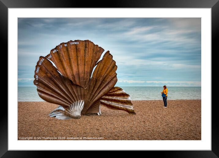 Voices of the Sea Framed Mounted Print by Viv Thompson