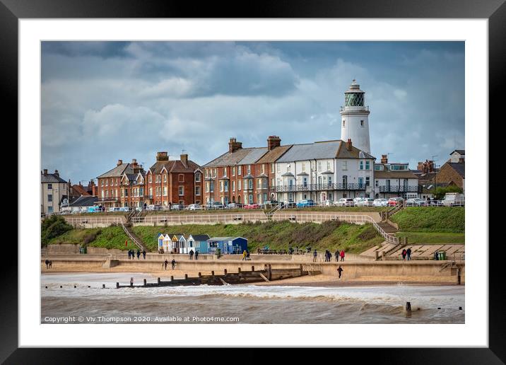 A Day by the Sea Framed Mounted Print by Viv Thompson