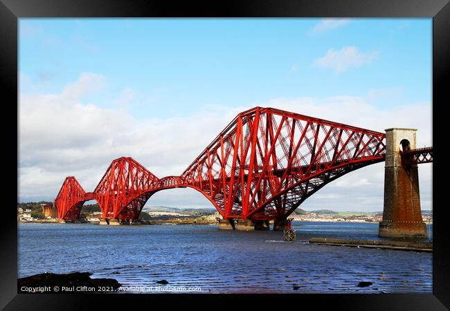 The Forth railway Bridge Framed Print by Paul Clifton