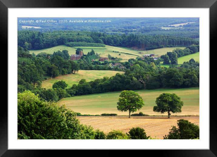 Newlands corner. Framed Mounted Print by Paul Clifton