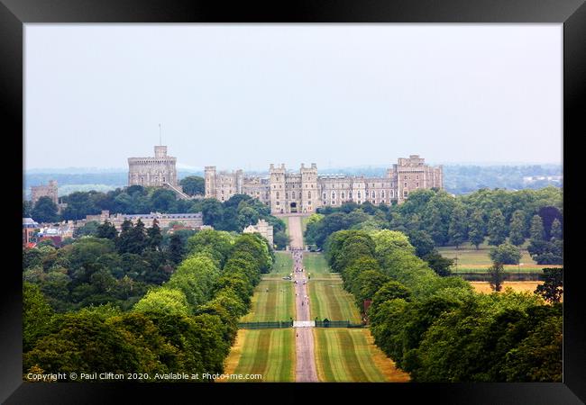 Windsor castle Framed Print by Paul Clifton