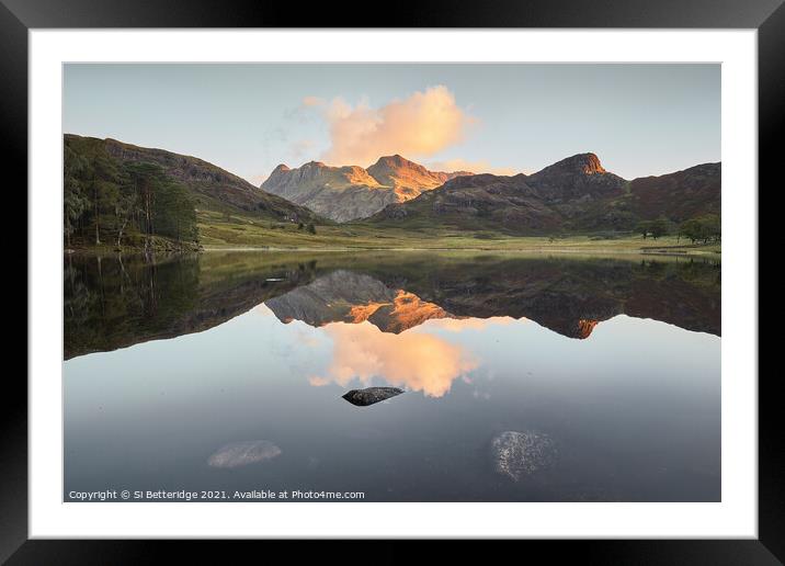Morning Reflection  Framed Mounted Print by Si Betteridge