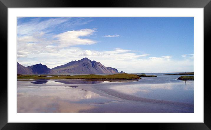Iceland Hofn  Framed Mounted Print by David Turnbull