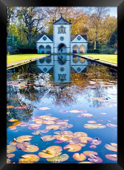 Bodnant Garden Summer House Framed Print by Rick Lindley