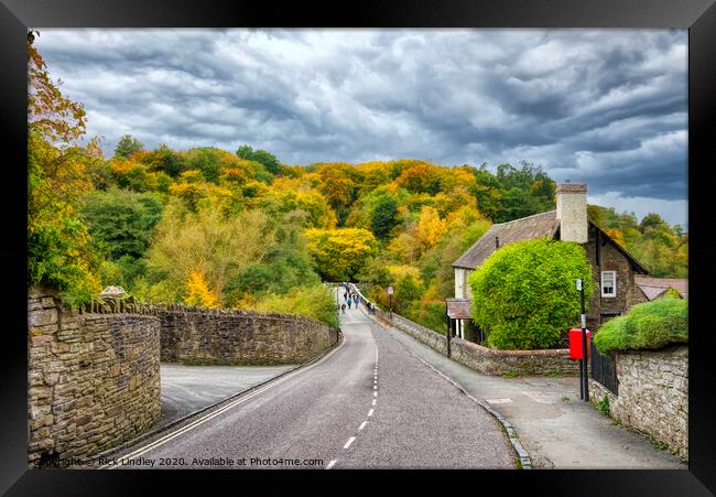 Ludlow In Autumn Framed Print by Rick Lindley