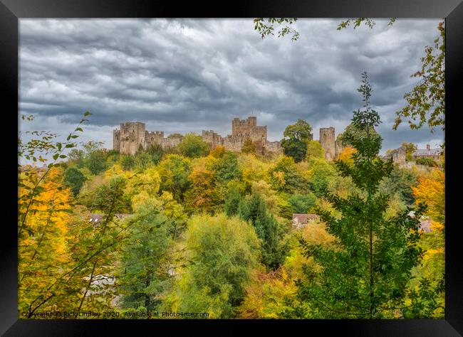 Ludlow Castle Framed Print by Rick Lindley