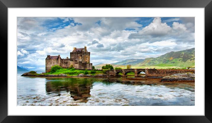 Eilean Donan Framed Mounted Print by Rick Lindley