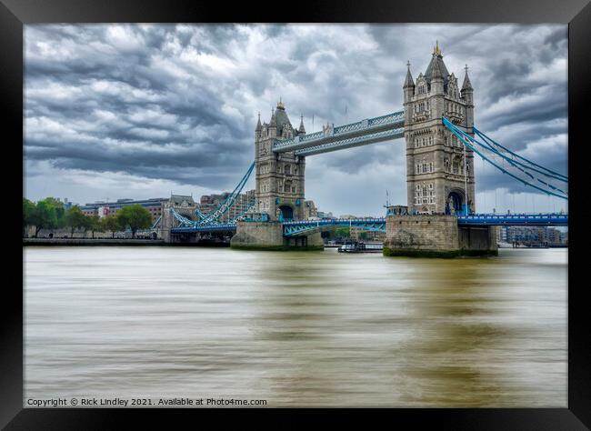 Tower Bridge London Framed Print by Rick Lindley
