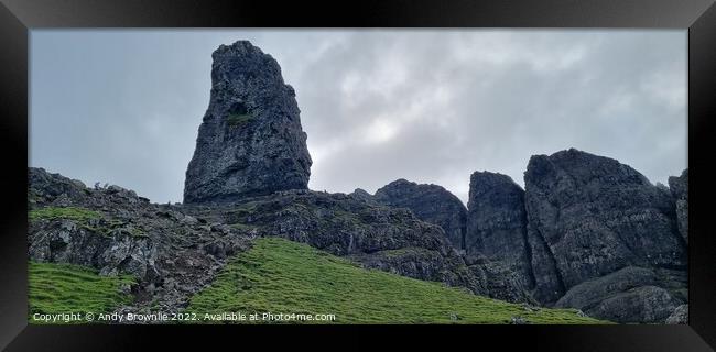 Old Man of Storr Framed Print by Andy Brownlie