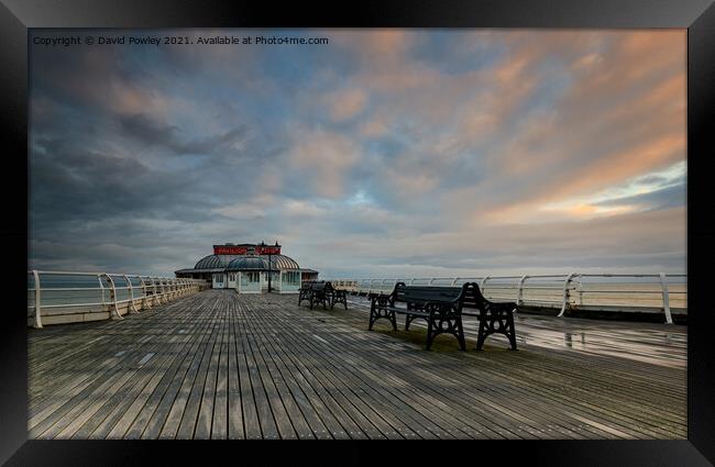 Early Morning on Cromer Pier Framed Print by David Powley