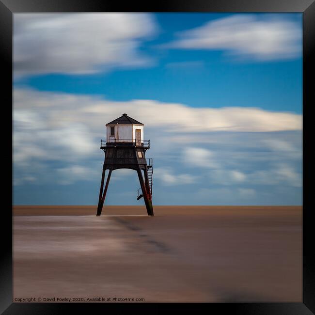Dovercourt Lighthouse Essex Framed Print by David Powley