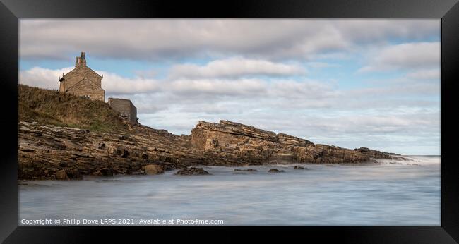 The Bathing House Howick Framed Print by Phillip Dove LRPS