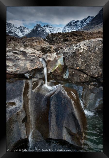 Fairy Pools, Isle of Skye Framed Print by Phillip Dove LRPS