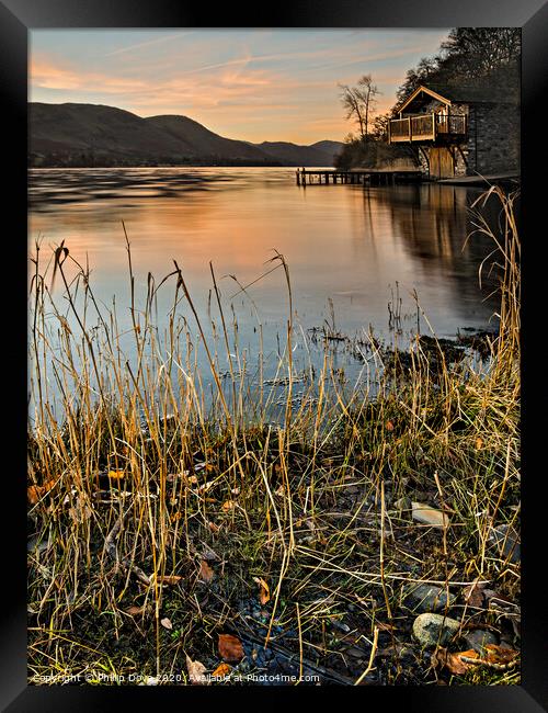 A Crisp Morning at the Boathouse Framed Print by Phillip Dove LRPS