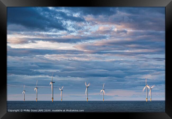 Wind Turbines Framed Print by Phillip Dove LRPS