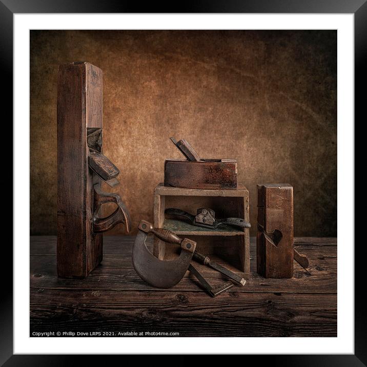 Tool Shed Still Life Framed Mounted Print by Phillip Dove LRPS