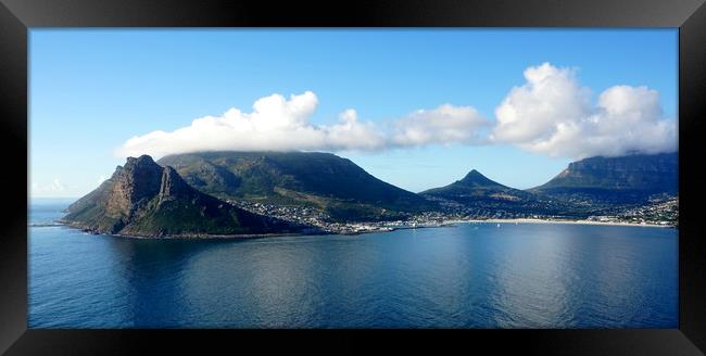 Hout Bay harbour, South Africa Framed Print by Theo Spanellis