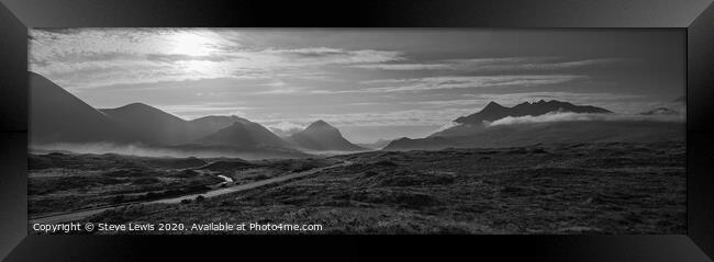 Isle of Skye Landscape Framed Print by Steve Lewis