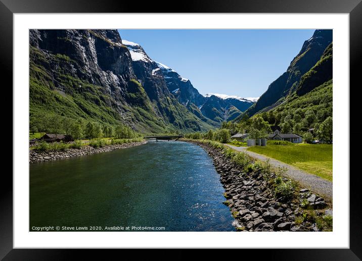 Norway scenes Framed Mounted Print by Steve Lewis