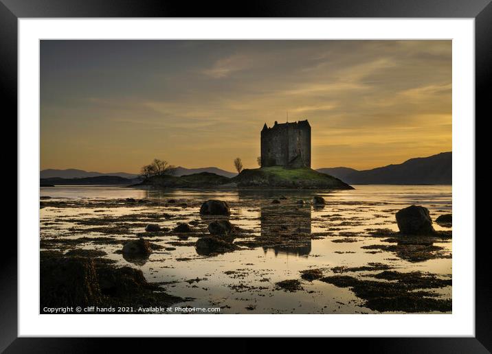 Castle stalker Framed Mounted Print by Scotland's Scenery