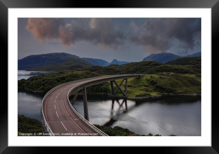 NC500, Kylesku Bridge, highlands, Scotland. Framed Mounted Print by Scotland's Scenery