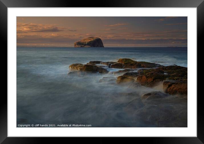 Bass rock sunset Framed Mounted Print by Scotland's Scenery