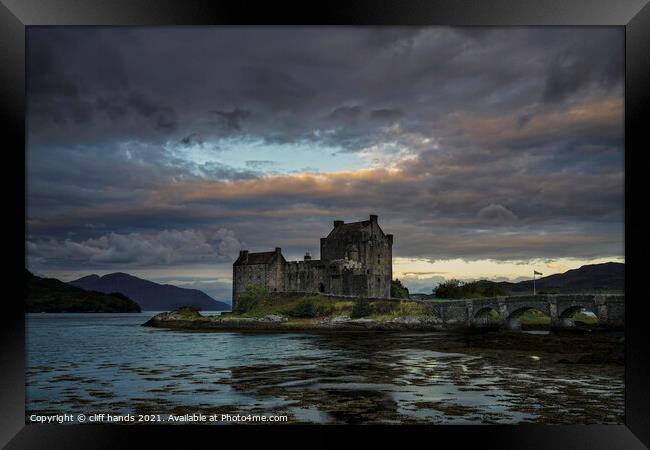Eilean Donan Castle at sunrise, Highlands, Scotlan Framed Print by Scotland's Scenery