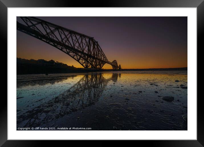 Forth rail Bridge Sunrise Framed Mounted Print by Scotland's Scenery
