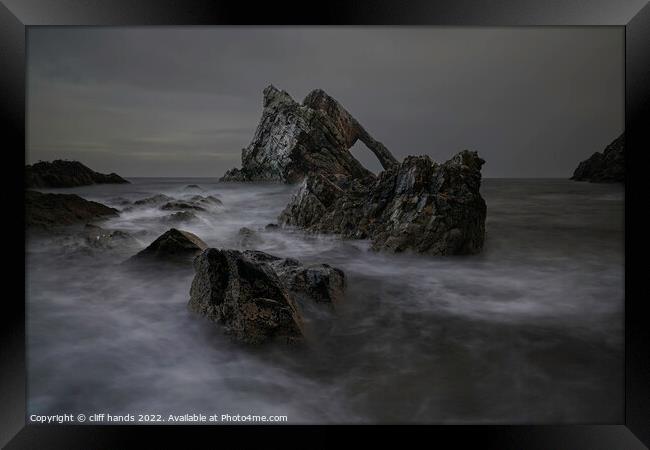 Bow Fiddle Rock Framed Print by Scotland's Scenery