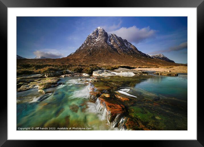 Glencoe Mountain  Framed Mounted Print by Scotland's Scenery