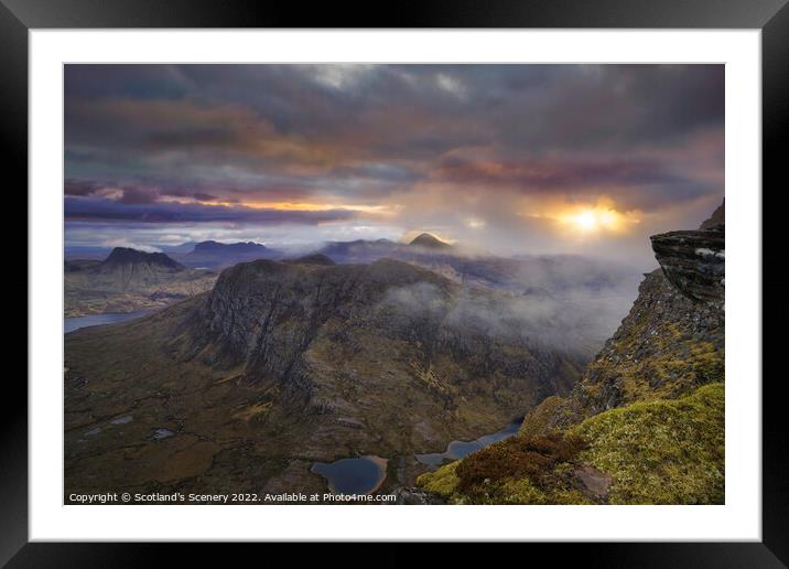 Assynt, Scotland. Framed Mounted Print by Scotland's Scenery