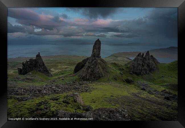 The Storr Framed Print by Scotland's Scenery