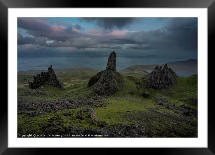 The Storr Framed Mounted Print by Scotland's Scenery