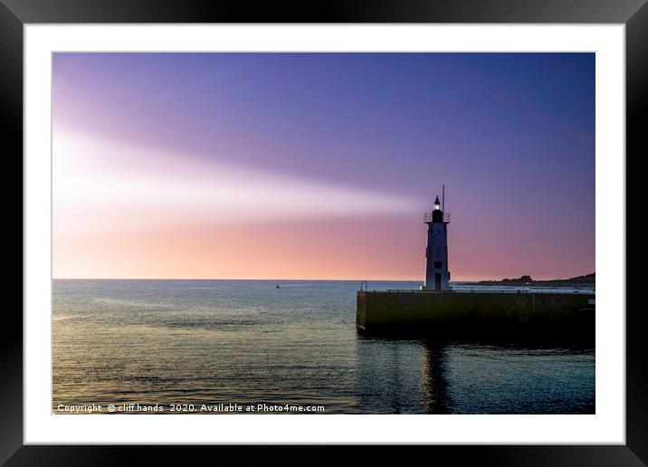 Anstruther Harbour Lighthouse, Fife, Scotland. Framed Mounted Print by Scotland's Scenery