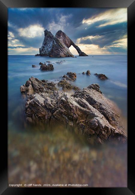 Bow Fiddle Rock Framed Print by Scotland's Scenery