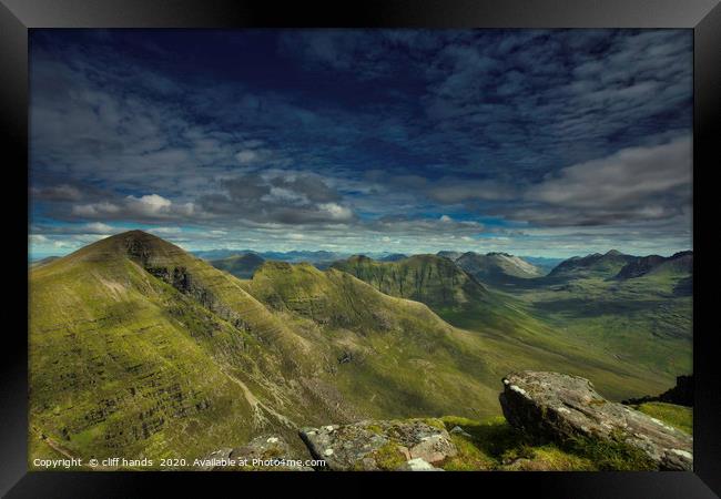 Torridon Mountain Landscape Framed Print by Scotland's Scenery