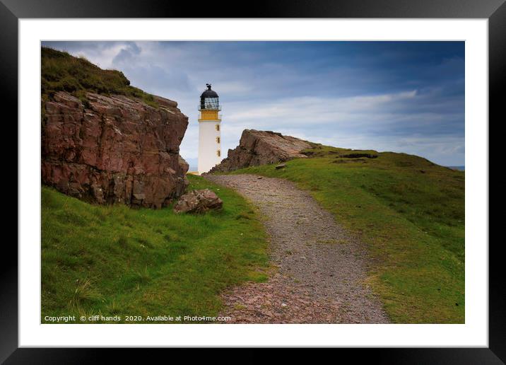 Rua Reidh Lighthouse, highlands, Scotland. Framed Mounted Print by Scotland's Scenery