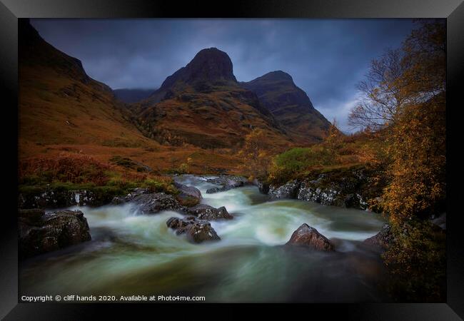 River Coe, Glencoe, Highlands, Scotland. Framed Print by Scotland's Scenery