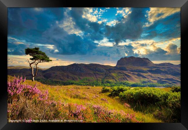 lone tree at Loch Maree. Framed Print by Scotland's Scenery
