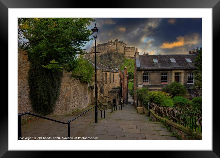 The vennel, Edinburgh, Scotland. Framed Mounted Print by Scotland's Scenery