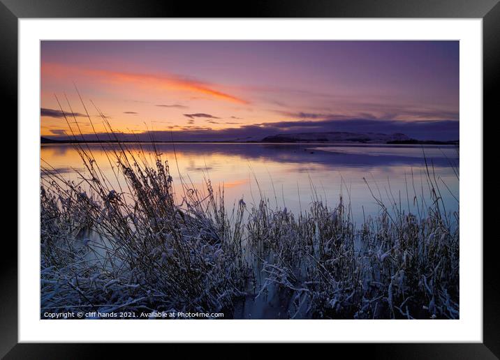 Loch Leven sunrise, scotland. Framed Mounted Print by Scotland's Scenery