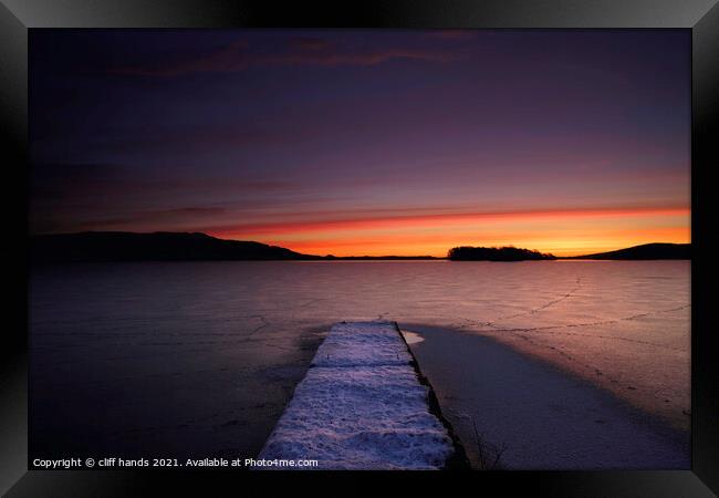 Loch Leven at sunrise Framed Print by Scotland's Scenery